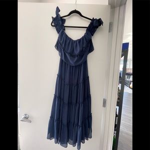 Misa Los Angeles Navy Dress